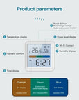 WiFi Temperature Humidity Sensor Smart Life Backlight Hygrometer Thermometer Sensor