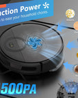 Robot Vacuum Cleaner 4500Pa Smart Home Sweeper Cleaning Machine