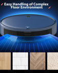 Robot Vacuum Cleaner 4500Pa Smart Home Sweeper Cleaning Machine