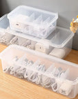 Data Cable Organizer Case Classification Dustproof Card Organizer with Lid Clutter Collection Box for Office Home