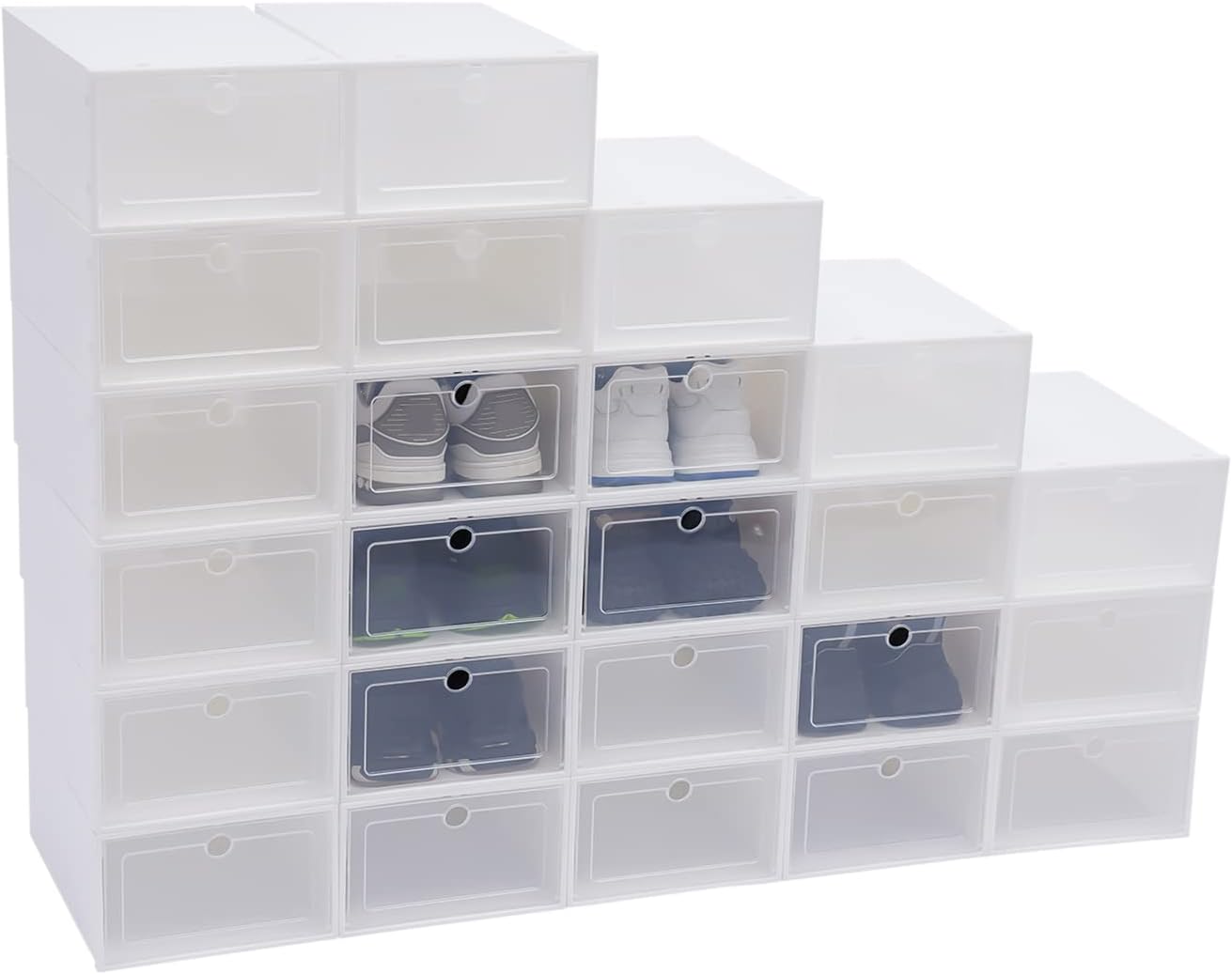 Clear Shoe Boxes for Organized Storage