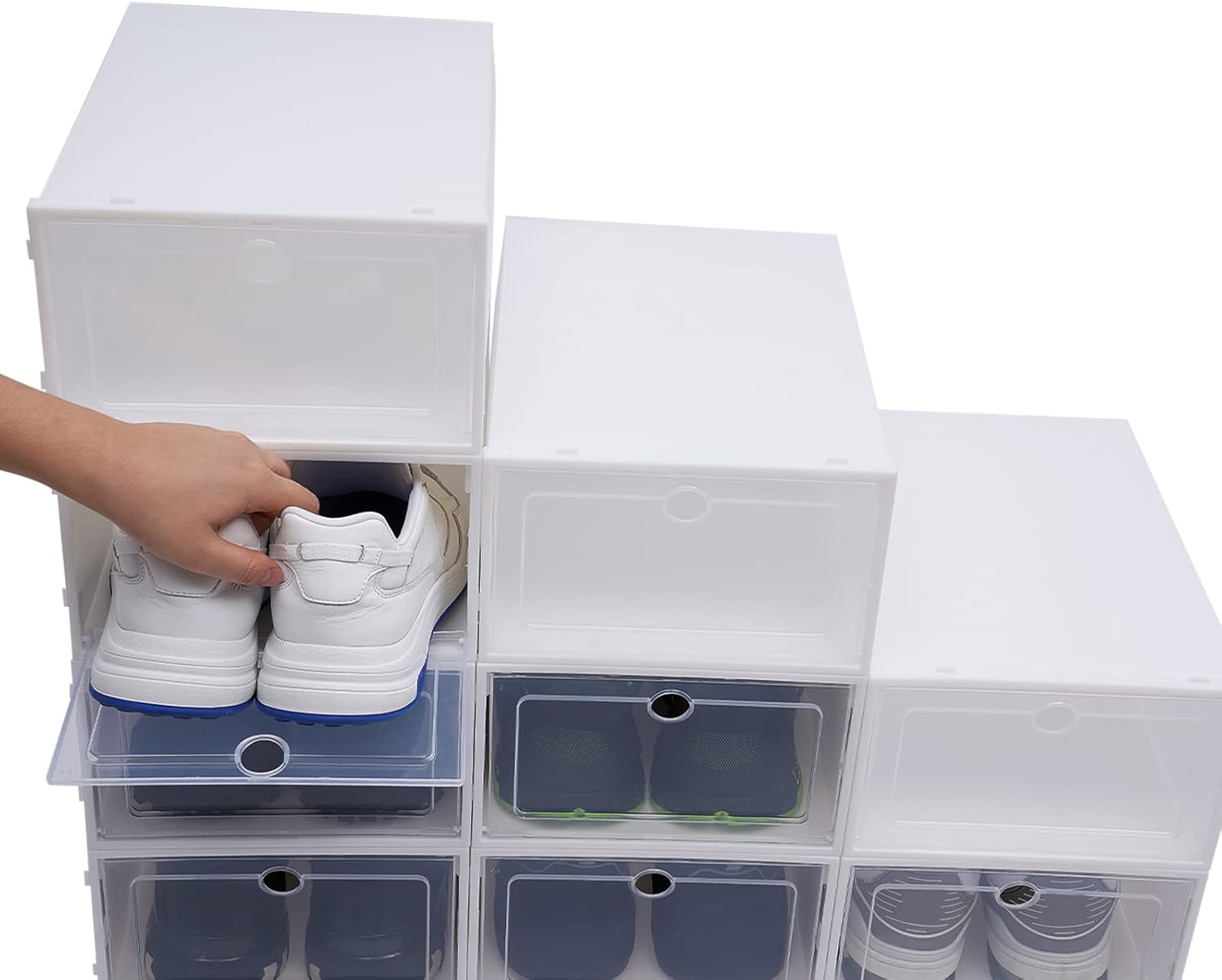 Clear Shoe Boxes for Organized Storage