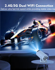 Projector 4K Android 11 Dual Home Cinema Outdoor Projector