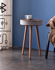 Home Theater HIFI Bluetooth Speaker Wireless Charging Subwoofer Small Round Table