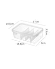 Data Cable Organizer Case Classification Dustproof Card Organizer with Lid Clutter Collection Box for Office Home
